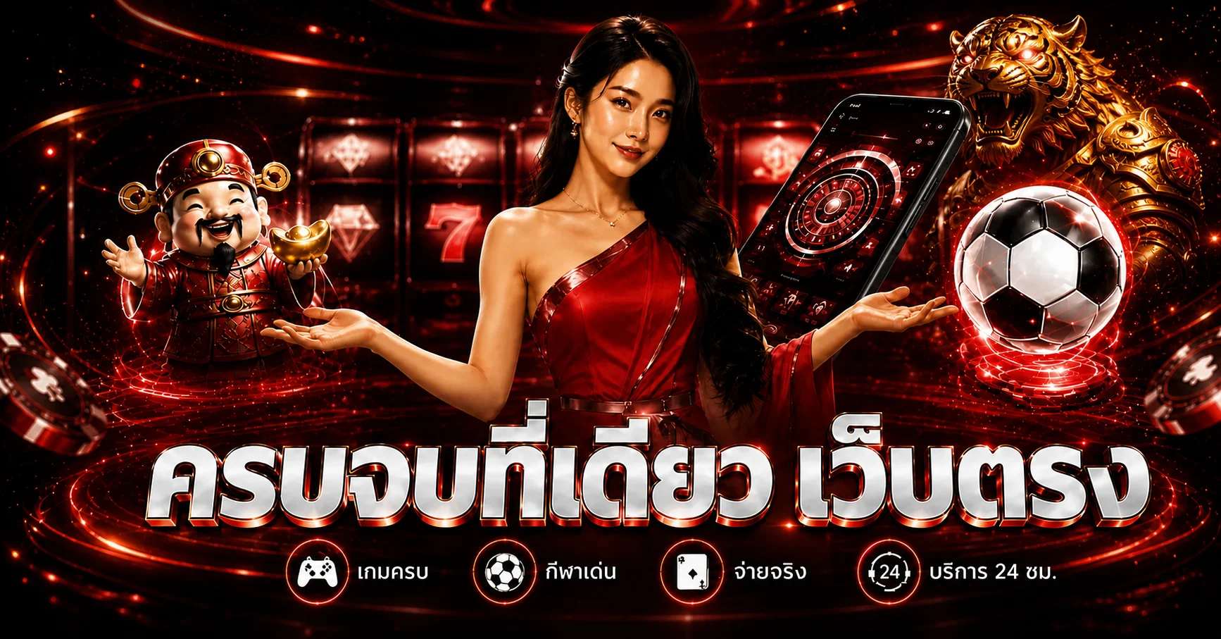 แบนเนอร์ 123BET รวมสล็อต คาสิโน และกีฬา